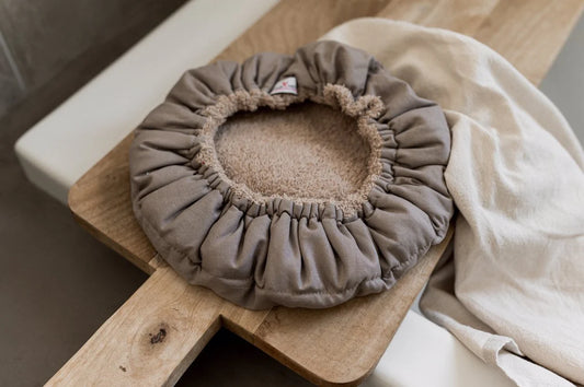 Bonnet chauffant graines de lin